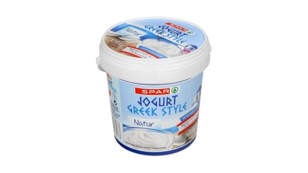 Jogurt grški tip 1 kg SPAR Natur - Akcija v trgovini Spar