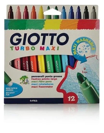 Giotto flomastri Turbo Maxi 12/1 Akcija v trgovini Spar