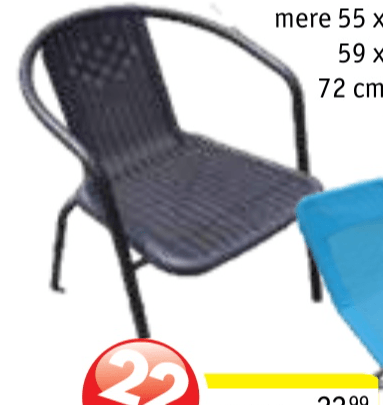 Vrtni stol PVC 189-9457 - Akcija v trgovini Jager