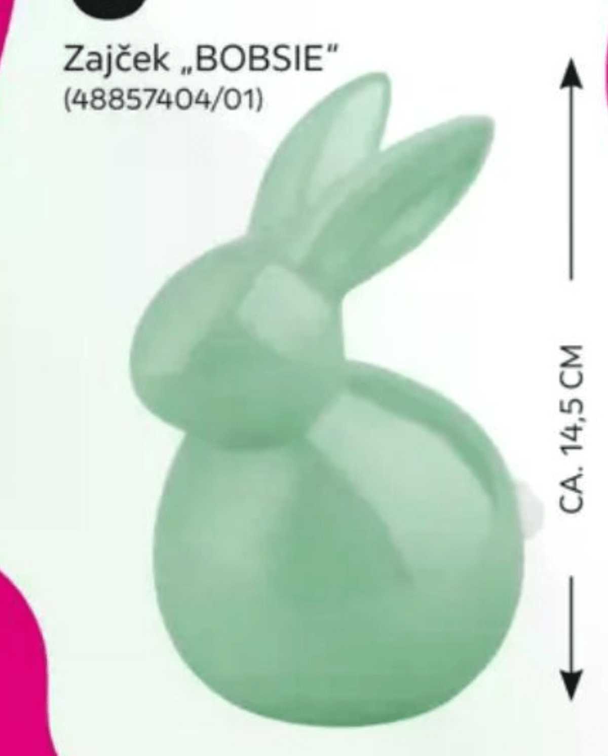 Zajček „BOBSIE" - Akcija v trgovini Mömax