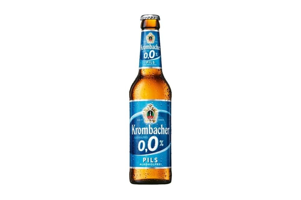 Krombacher Brezalkoholno pivo 0,5 l - Akcija v trgovini E.Leclerc