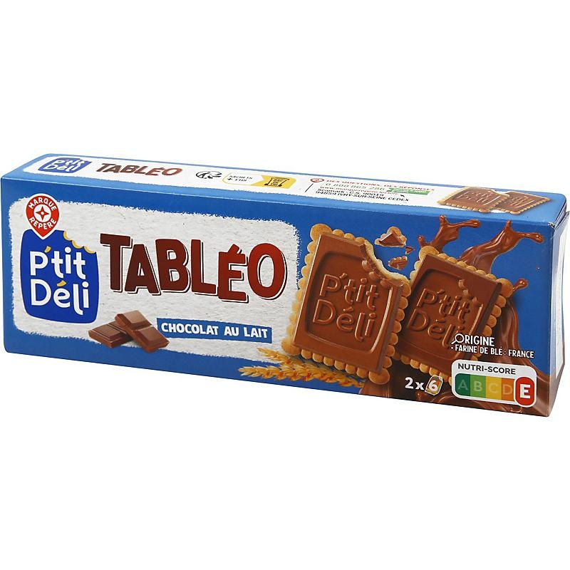 Keksi s čokolado Tableo P'tit Deli 150 g - Akcija v trgovini E.Leclerc