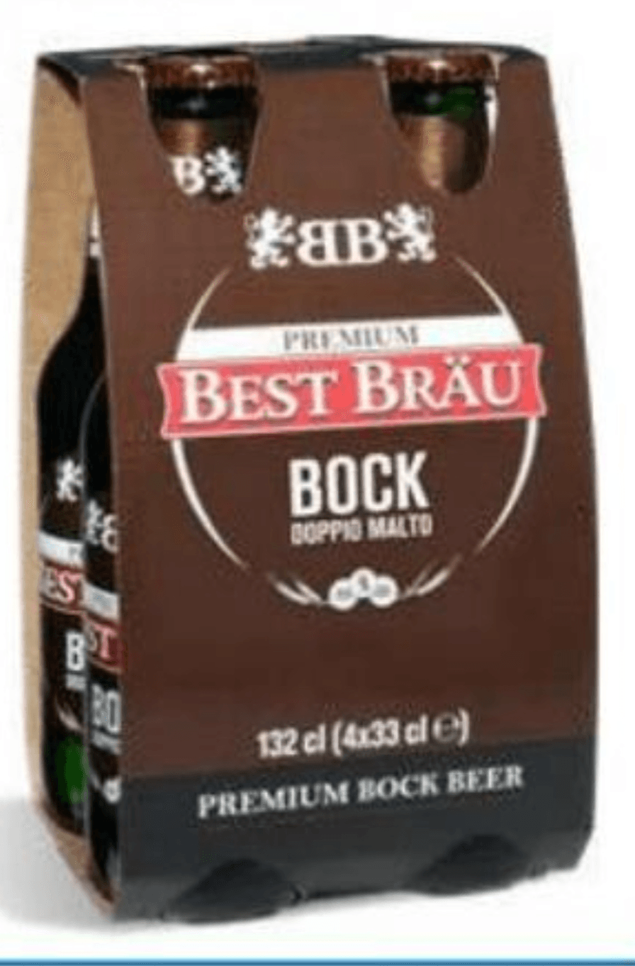 Pivo Premium Bock Best Bräu 4 x 330 ml - Akcija v trgovini Eurospin