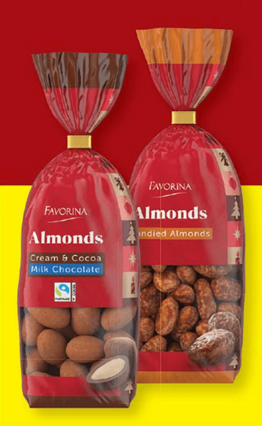 Favorina praznični mandlji 200 g Akcija v trgovini Lidl