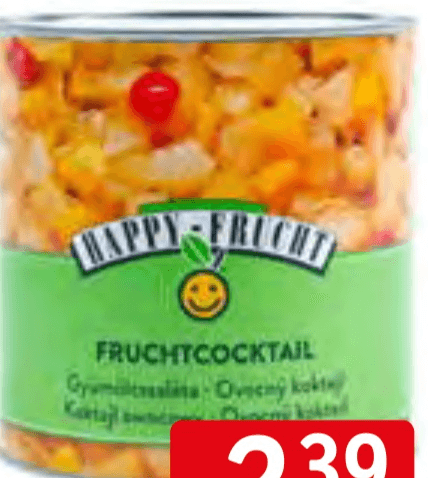 Kompot sadna solata 850 ml Happy frucht - Akcija v trgovini Jager
