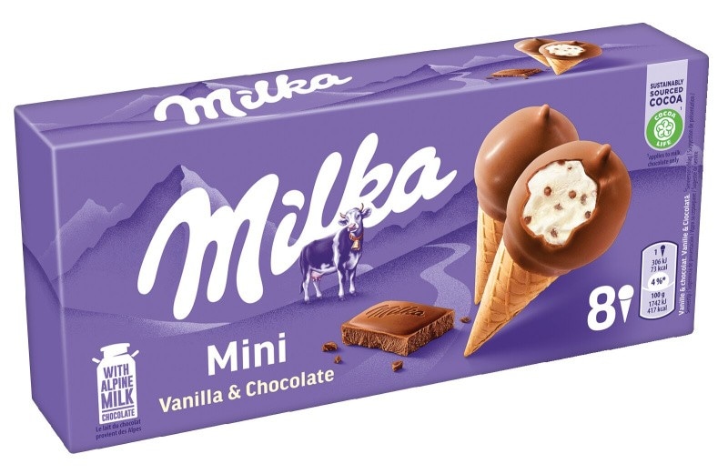 Kornet Milka 8 x 25 ml - Akcija v trgovini Mercator