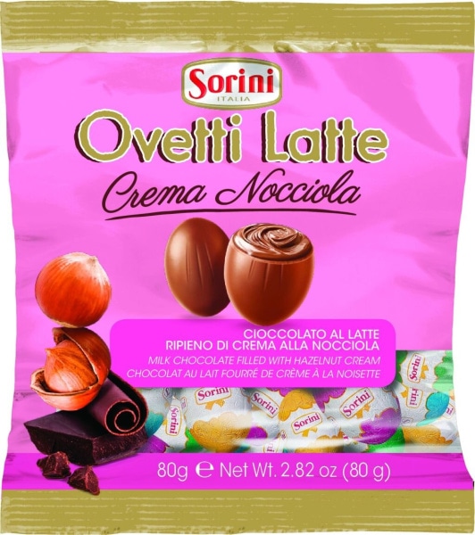 Čokoladna jajčka Sorini 80 g - Akcija v trgovini Mercator