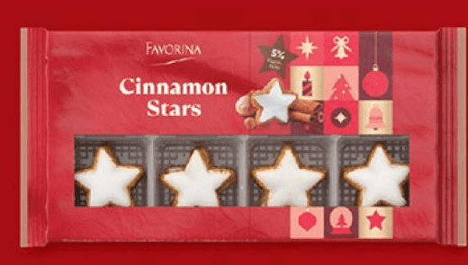 Favorina cimetove zvezdice 175 g Akcija v trgovini Lidl
