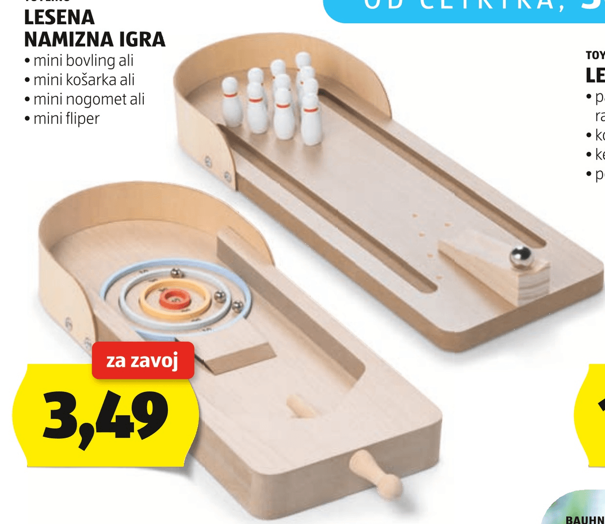 Toylino Lesena namizna igra - Akcija v trgovini Hofer