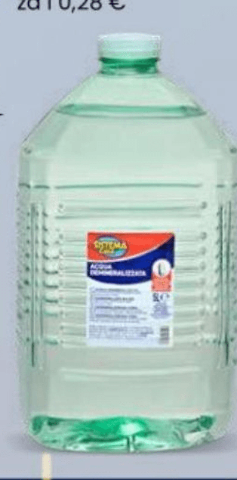 Voda, demineralizirana 5 l Sistema Casa - Akcija v trgovini Eurospin