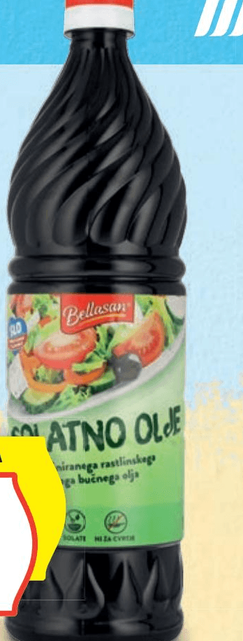 Bellasan Solatno Olje 1 l Akcija v trgovini Hofer