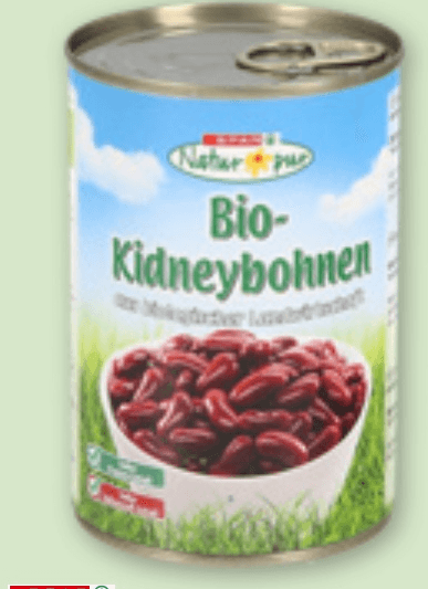 Bio rdeči fižol 400 g - Akcija v trgovini Spar