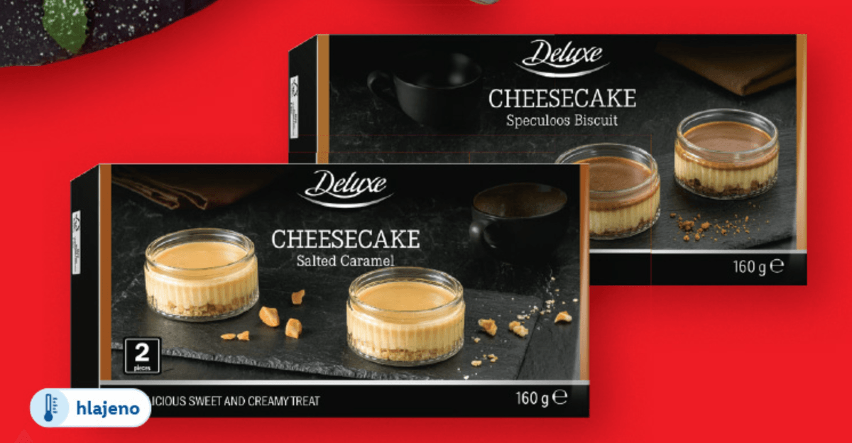 Deluxe „Cheesecake" v kozarčku 160 g - Akcija v trgovini Lidl
