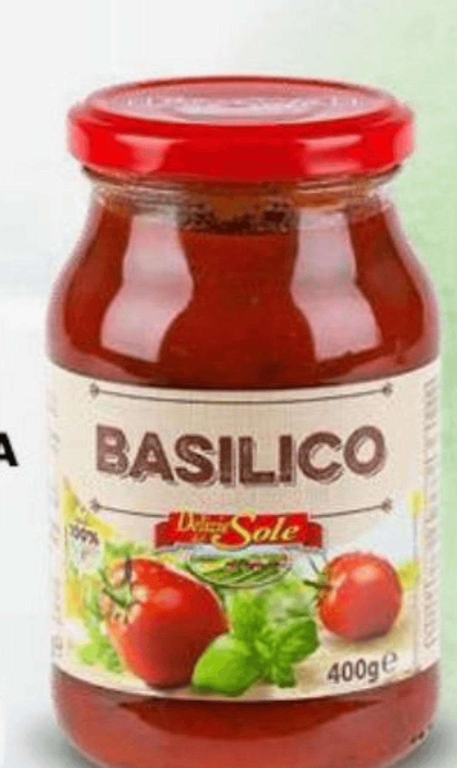 Del Sole Paradižnikova omaka z baziliko 400 g - Akcija v trgovini Eurospin