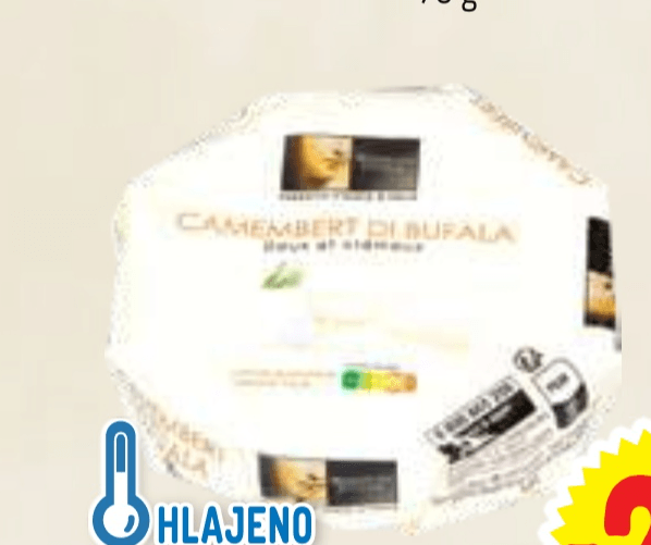 Sir Camembert di Bufala 250 g - Akcija v trgovini E.Leclerc