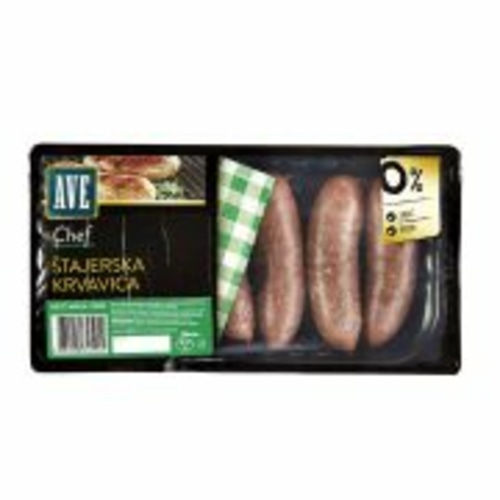 Štajerske krvavice 1 kg Ave - Akcija v trgovini Spar