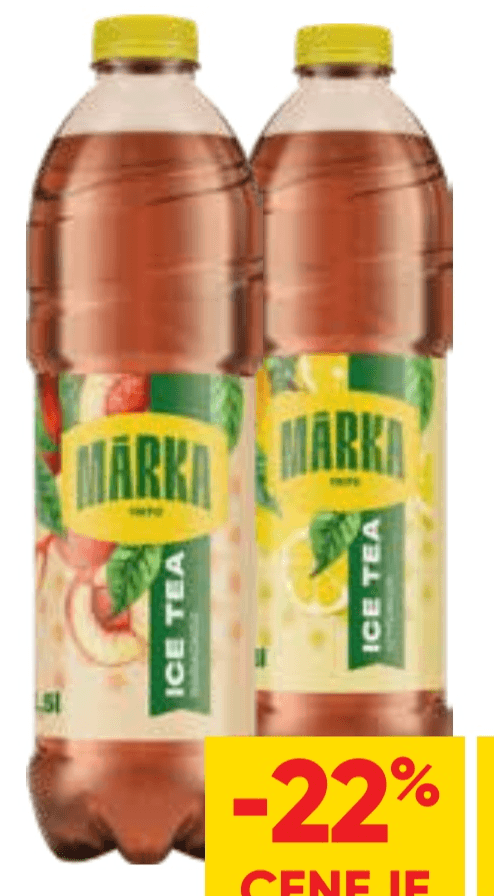 Ledeni čaj Marka 1.5 L - Akcija v trgovini Tuš
