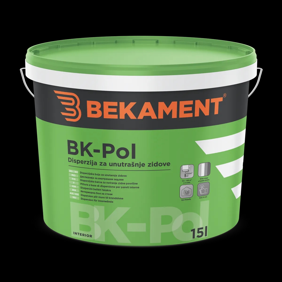 Disperzijska barva za stene BK-Pol 15 l Bekament - Akcija v trgovini Obi