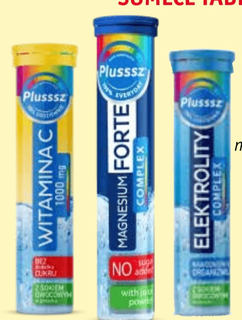 Šumeče tablete Plusssz 20/1 - Akcija v trgovini Jager