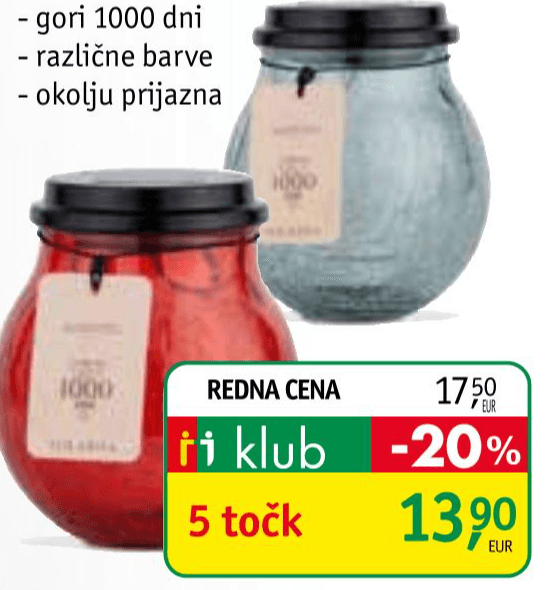 Elektronska solarna sveča - Akcija v trgovini Jager