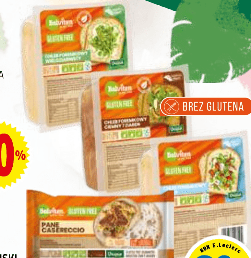 Rezani kruh BALVITEN 250 g - Akcija v trgovini E.Leclerc