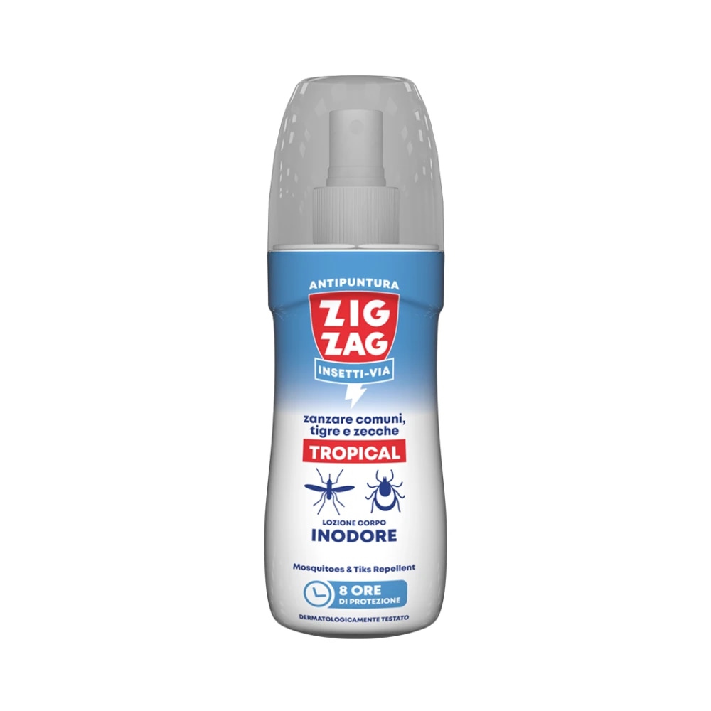 Zig Zag Tropical sprej proti pikom komarjev in klopov 100 ml - Akcija v trgovini Dm