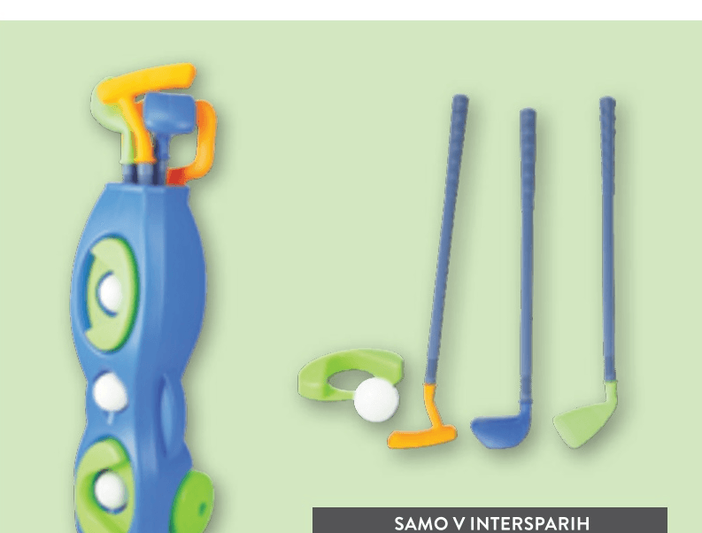 Otroški set za golf - Akcija v trgovini Spar