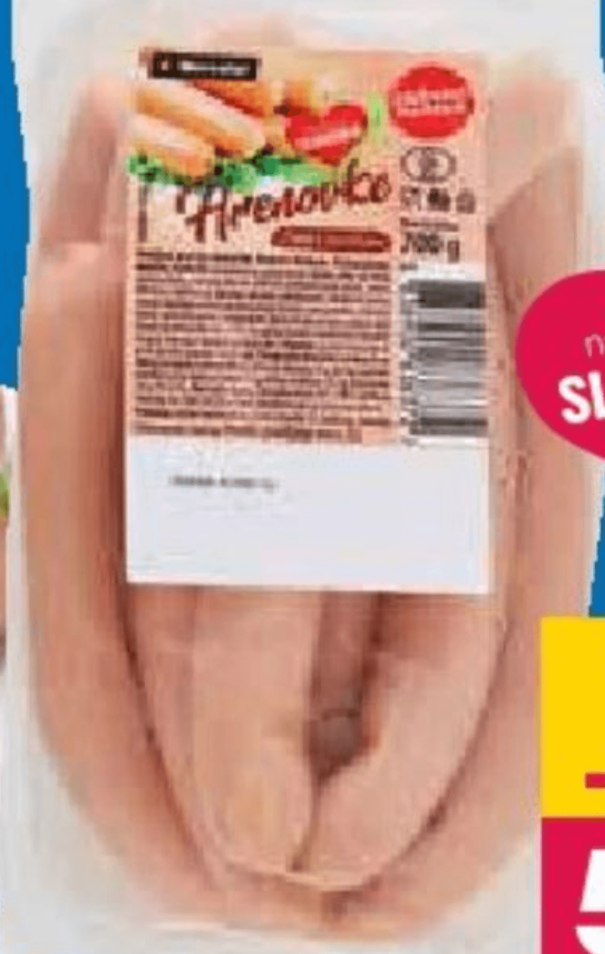 Dimljene hrenovke 700 g Mercator - Akcija v trgovini Mercator