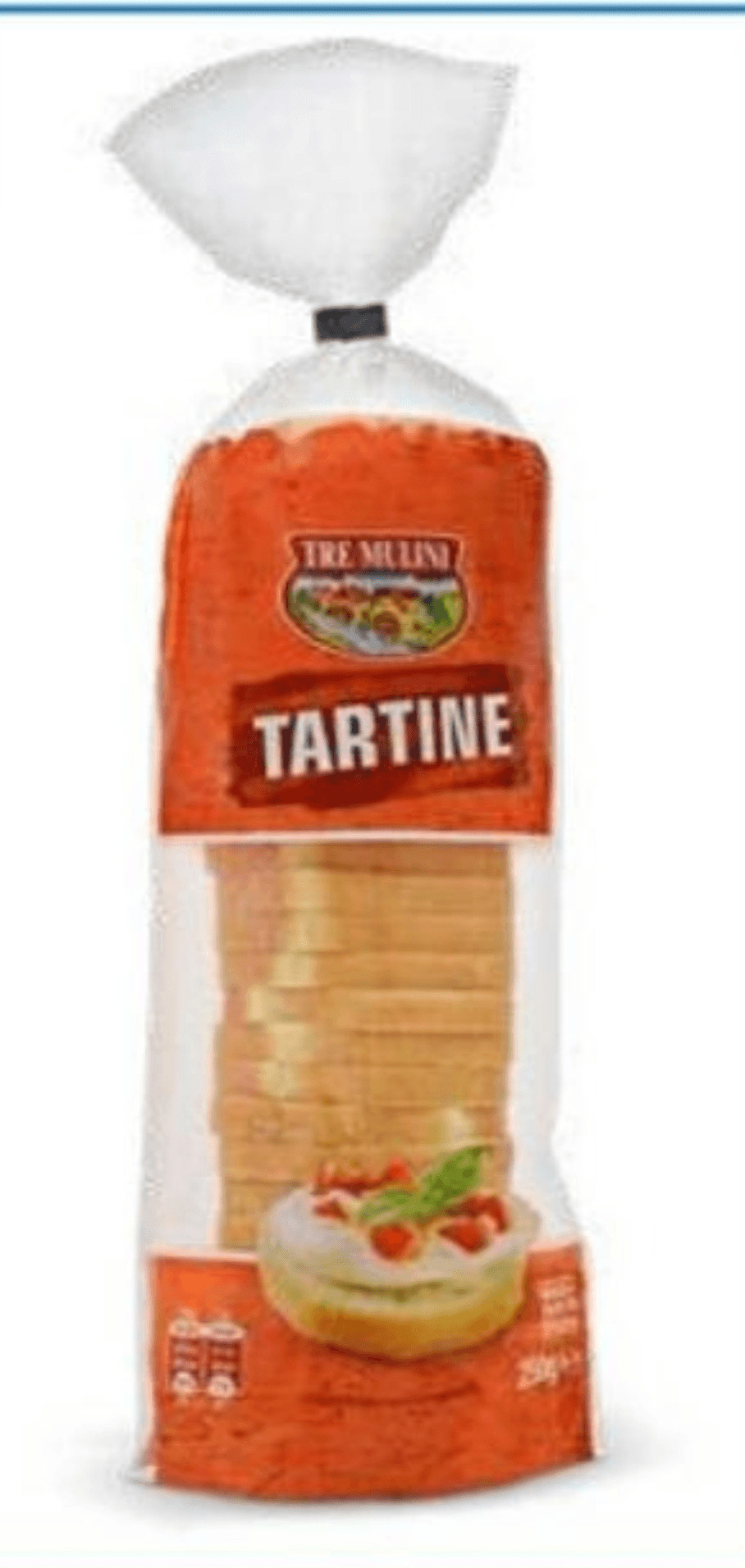 Kruhki za kanapeje 250 g TRE MULINI - Akcija v trgovini Eurospin