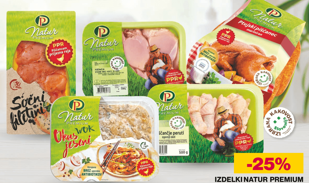 Natur Premium Sočni fileti - Akcija v trgovini Mercator