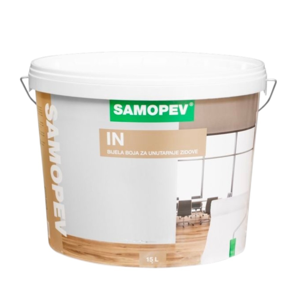 Samopev Premium notranja stenska barva 15 l Akcija v trgovini Pevex