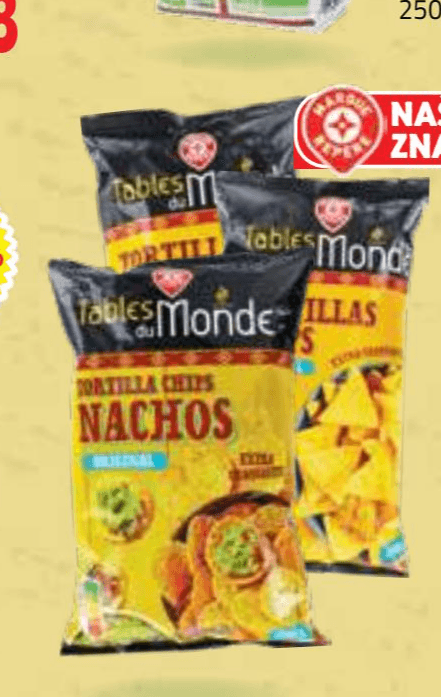 Tortilja čips Tables du Monde 200 g - Akcija u trgovini E.Leclerc