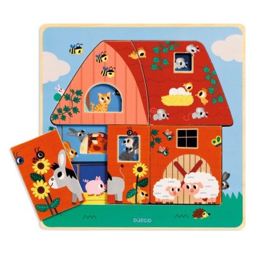 Trinivojska sestavljanka Moo DJECO - Akcija v trgovini Baby Center