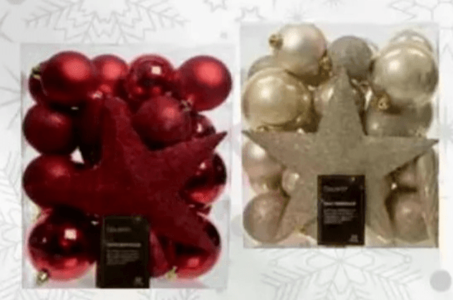 Božične kroglice 33/1 Decoris - Akcija v trgovini Pevex