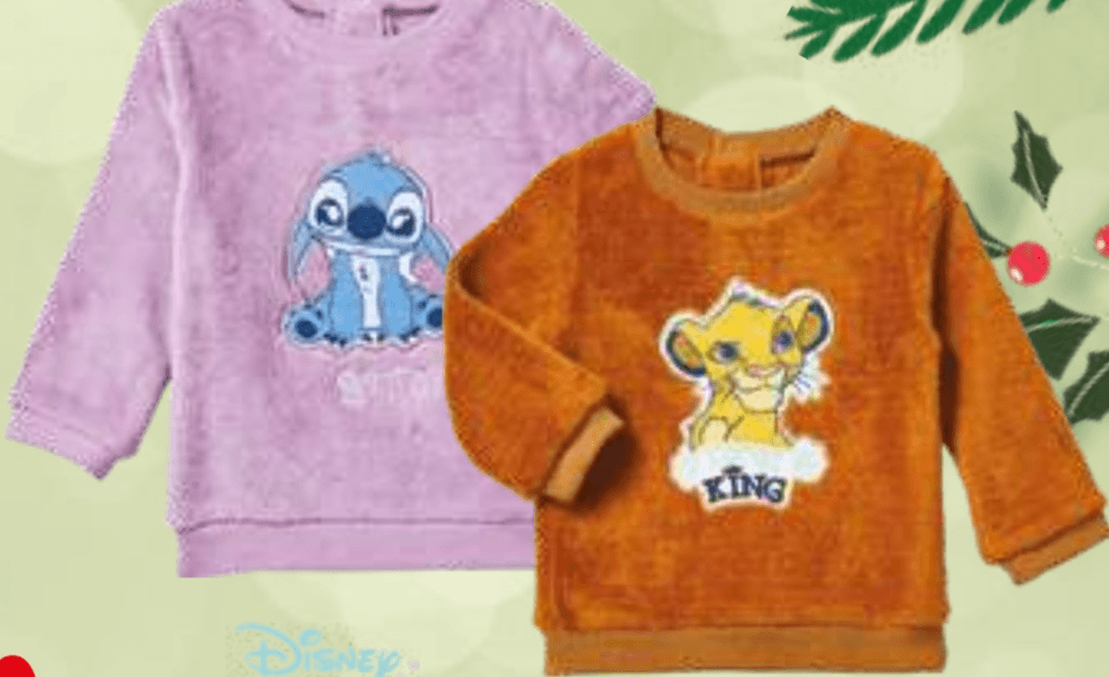 Deški ali dekliški pulover Disney Baby - Akcija v trgovini E.Leclerc