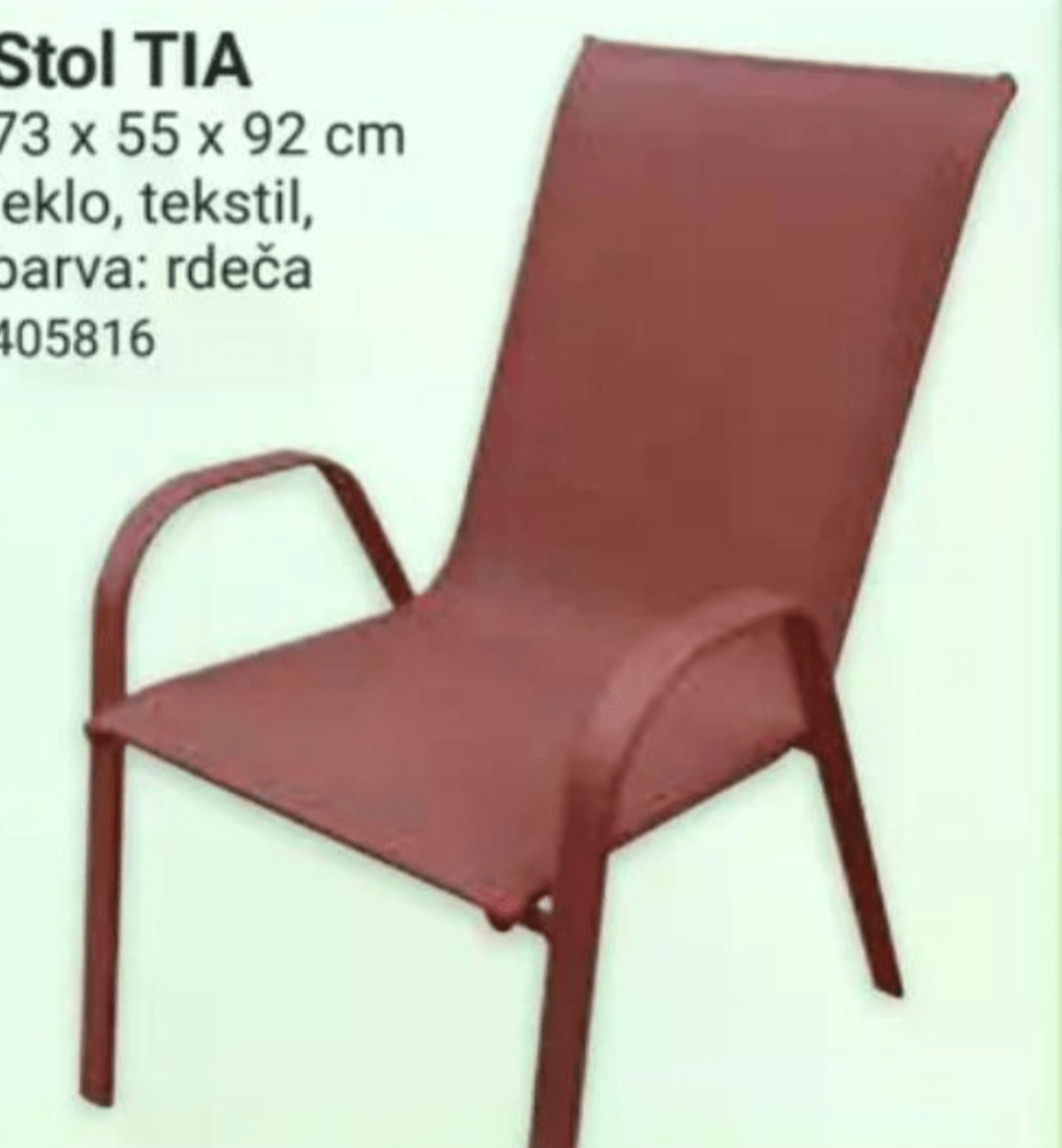 Stol TIA - Akcija v trgovini Pevex