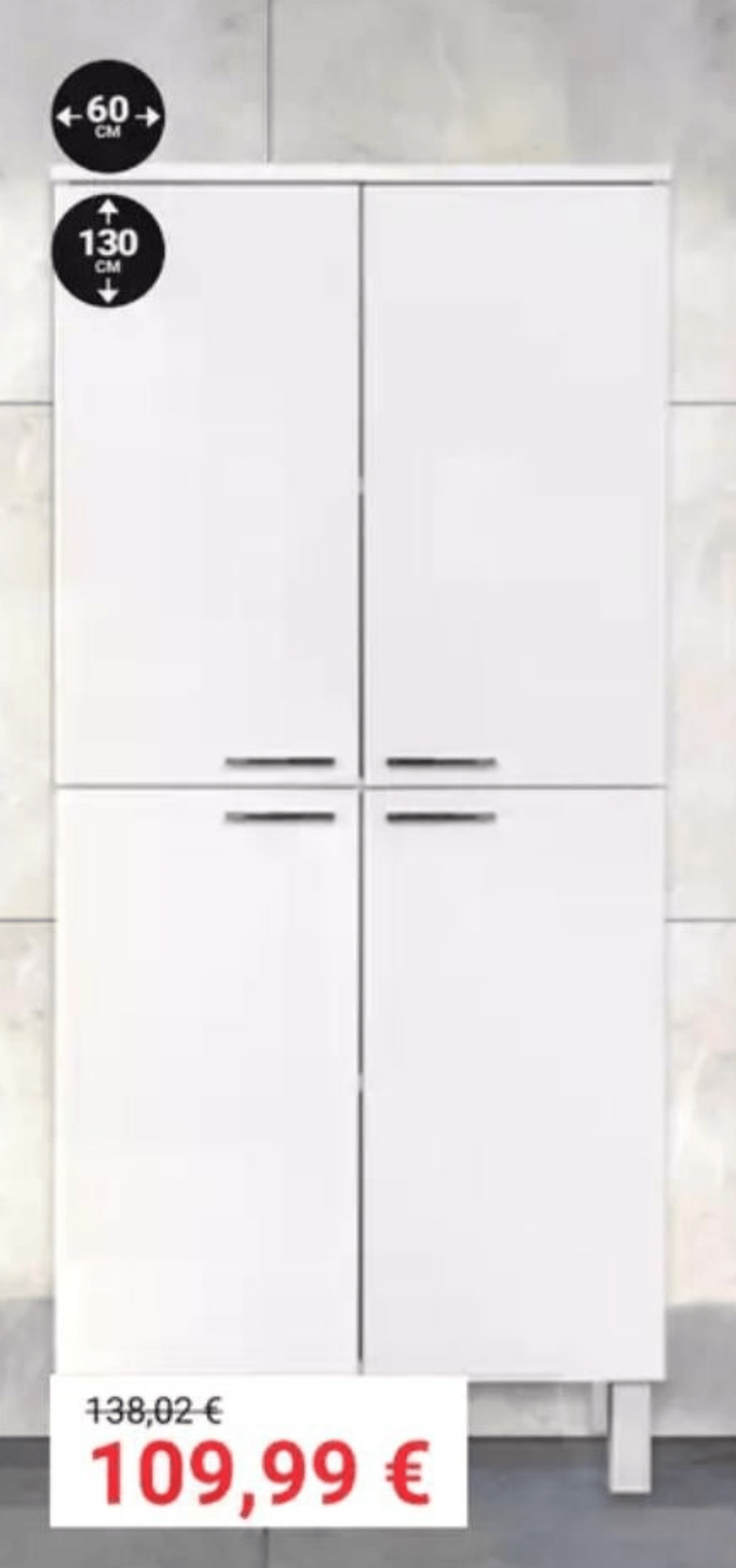 Kopalniška omarica P 60-130 S - Akcija v trgovini Pevex