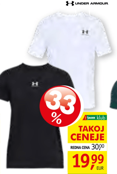Ženska majica Under Armour - Akcija v trgovini Jager