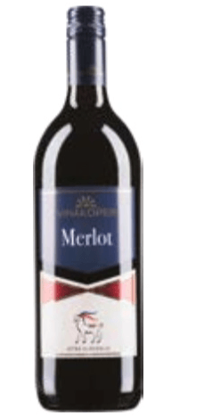 Vino Merlot 1 l - Akcija v trgovini Tuš