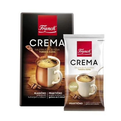 Mleta kava Crema Franck 400 g - Akcija v trgovini E.Leclerc