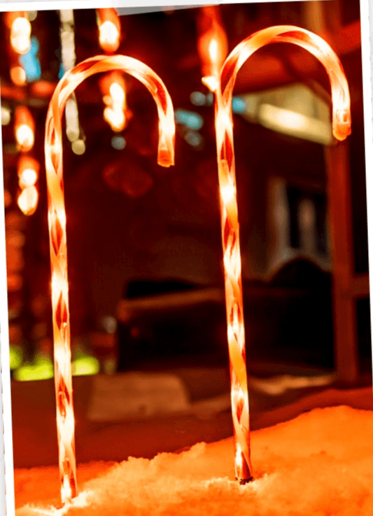 Okrasna LED figura 'Sladkorna palčka' 4 kosi - Akcija v trgovini Bauhaus