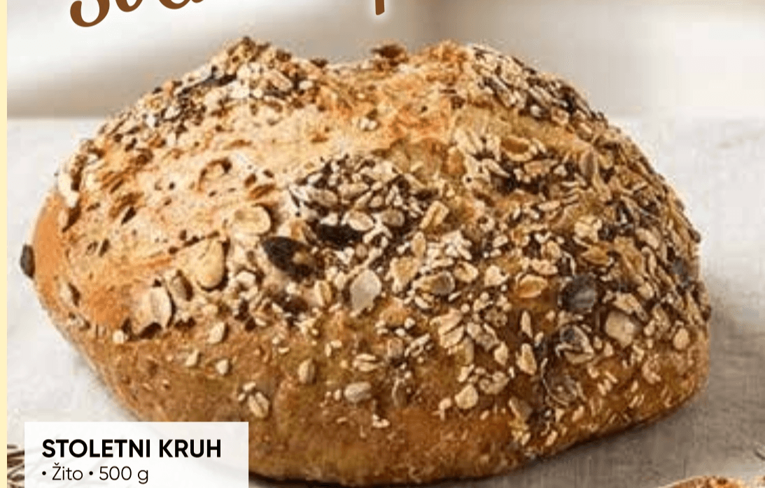 Stoletni kruh 500 g - Akcija v trgovini Tuš
