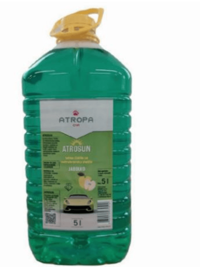 Čistilo za vetrobransko steklo Atropa Atrosun jabolko 5 l - Akcija v trgovini Merkur