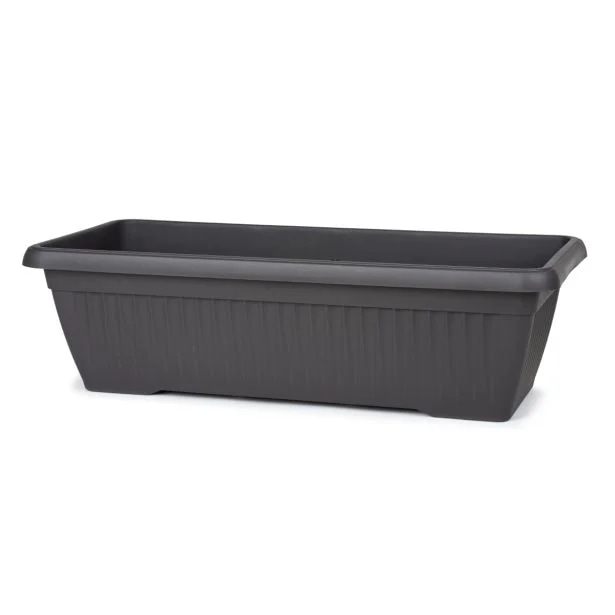 Zunanje korito Mediteran Maxi antracit Blumax 60/26/60 cm - Akcija v trgovini Merkur