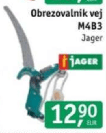 Obrezovalnik vej M4B3 Jager - Akcija v trgovini Jager