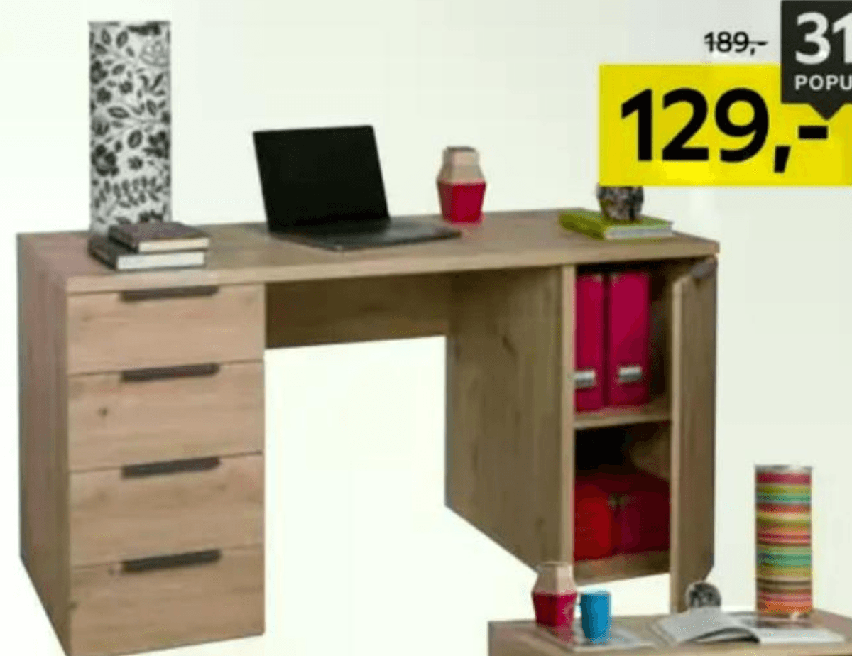 Pisalna miza carryhome. - Akcija v trgovini Lesnina