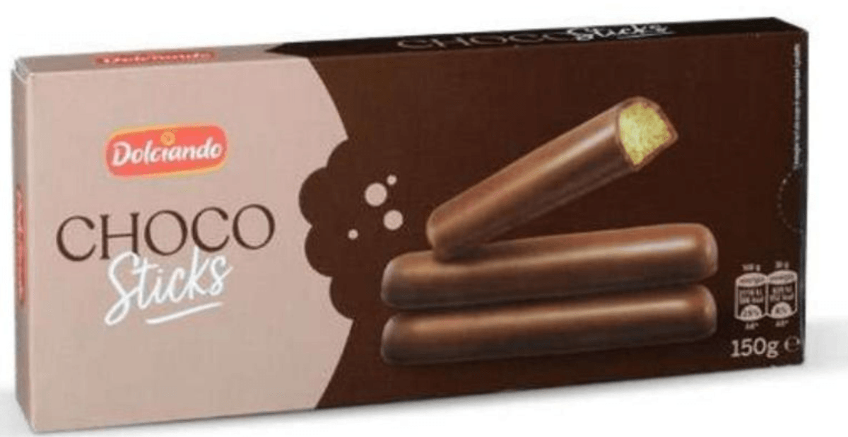 Dolciando čokoladne palčke 150 g Akcija v trgovini Eurospin