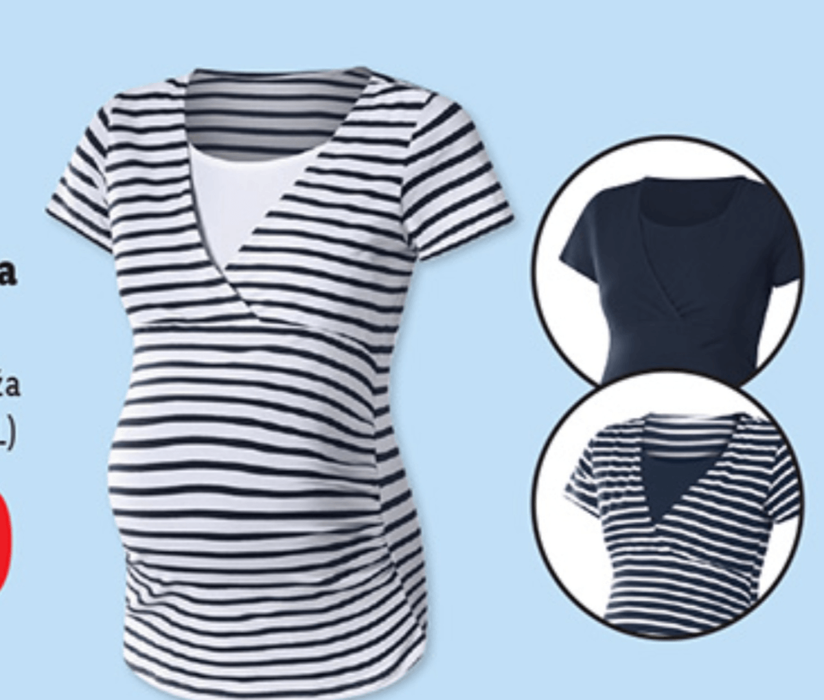 ESMARA Nosečniška majica s kratkimi rokavi - Akcija v trgovini Lidl