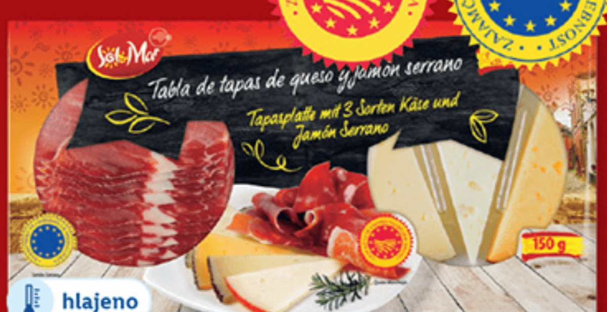 SOL&MAR Izbor prigrizkov „Tapas“ 150 g - Akcija v trgovini Lidl