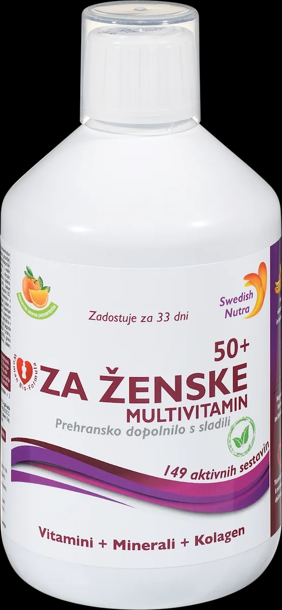 Swedish Nutra Multivitamin 50+ 500 ml - Akcija v trgovini Dm